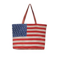 Women's Suede Star Stud Flag Handbag